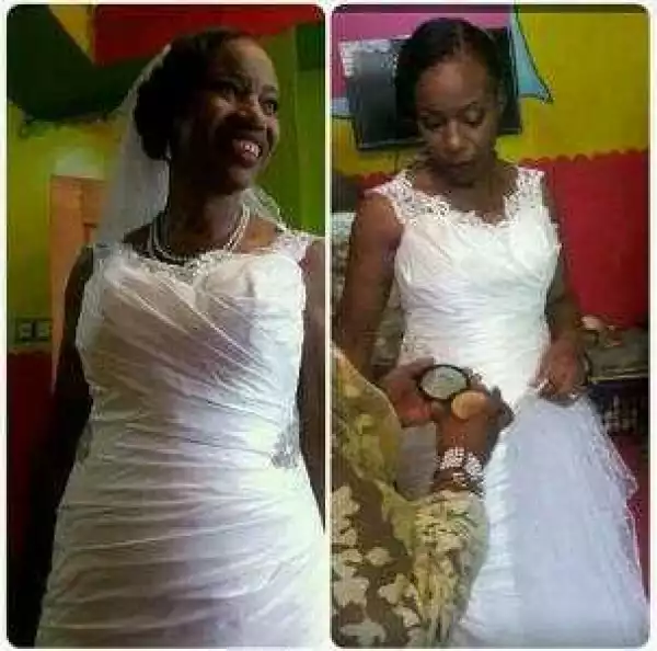 60-Year-Old First Time Nigerian Bride Weds Her Man (Photos)